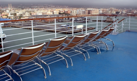 sun chairsの写真素材