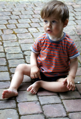 child to the parkの写真素材