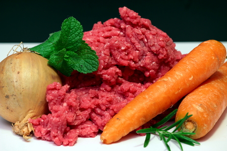 raw meatの写真素材