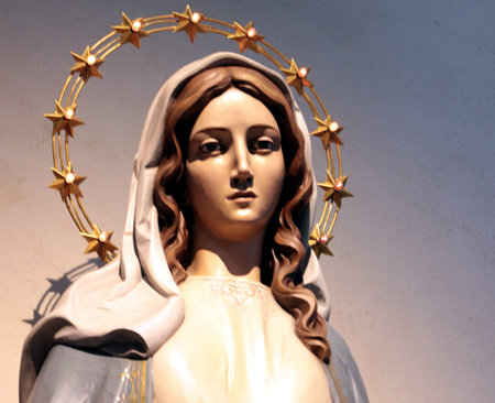 madonna statueの写真素材