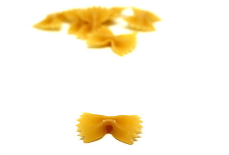 raw pastaの写真素材