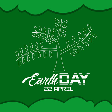 Earth Day April vectorのイラスト素材