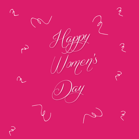 Happy womans dayのイラスト素材