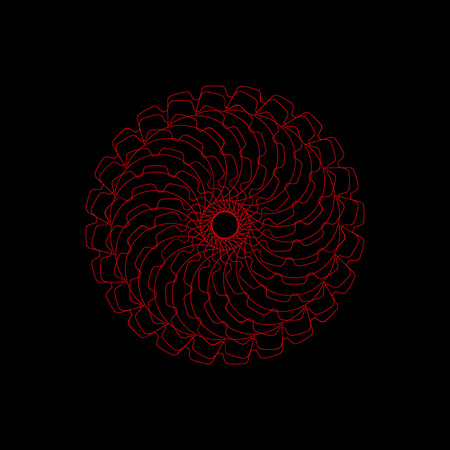 geometric line artのイラスト素材