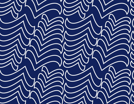 Abstract line seamless pattern vector