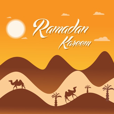 Ramadan Kareem illustration vectorのイラスト素材