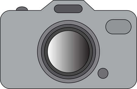 illustration of a photo camera iconのイラスト素材