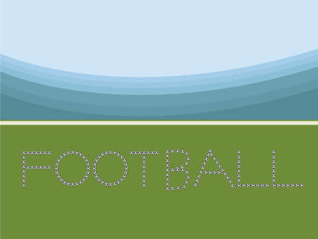 soccer football field sports filedのイラスト素材