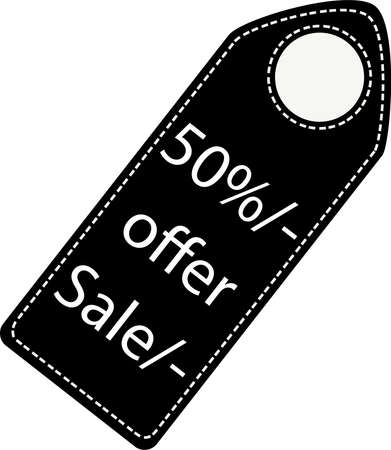 dress selling advertisement card. on white backgroundのイラスト素材