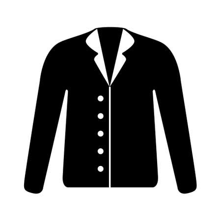 men coat icon. on white backgroundのイラスト素材