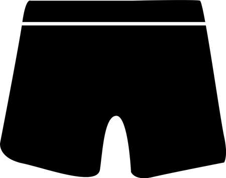 shorts trouser icon. on white backgroundのイラスト素材