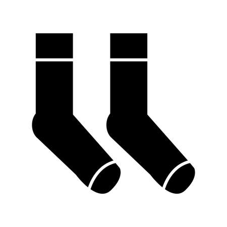 socks icon. on white backgroundのイラスト素材