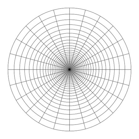 Circle graph. vector illustration line drawingのイラスト素材