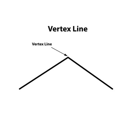 vertex line. vector illustration on white backgroundのイラスト素材