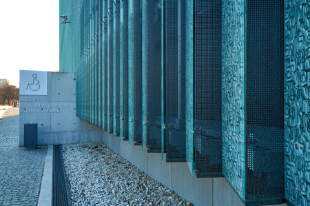 Museum of the History of Polish Jews POLIN, Warsaw, Poland, early spring