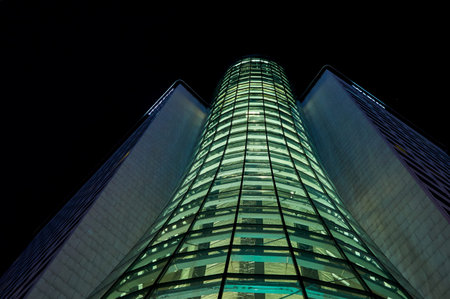 Warsaw, Poland - March 28, 2016: THE WESTIN WARSAW (hotel building). The Westin Warsaw is located in...