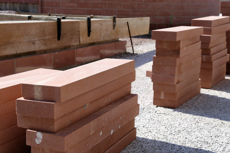 Landscaping: Construction of a new natural stone masonry