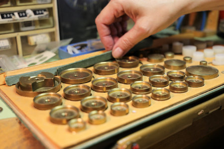 Watchmaker repair wristwatch