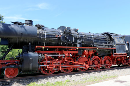 Historic steam locomotive from the 1940s