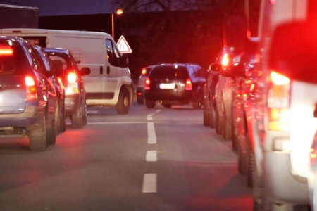 Rush Hour in the Cityの写真素材