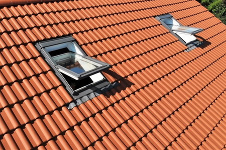 Skylight on a residential home