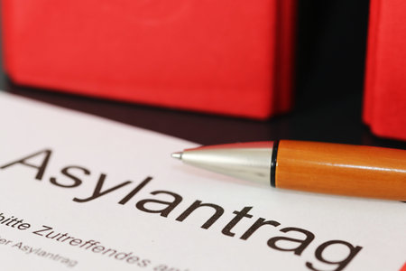 Application form for asylum in Germany