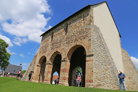 UNESCO World Heritage Lorsch Monastery (Convent Lorsch), Lorsch, Hessen, Germany (May 21, 2020)のeditorial素材