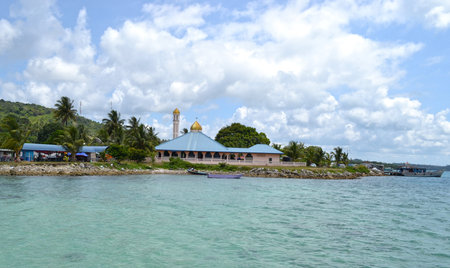 Mosque of Banggi Island Sabah Malaysia  Banggi is the biggest island in Malaysia  Most of population...