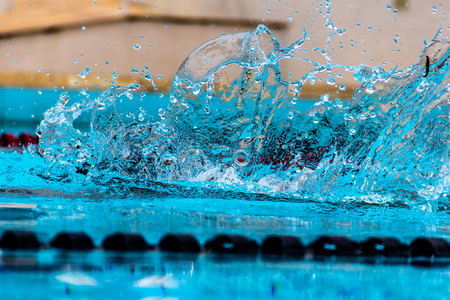 swimming poolの写真素材