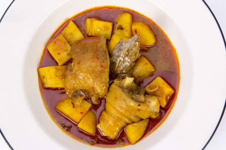 Chicken Mussaman Curryの写真素材