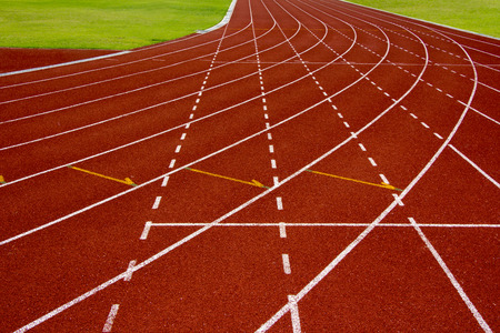 Running trackの写真素材