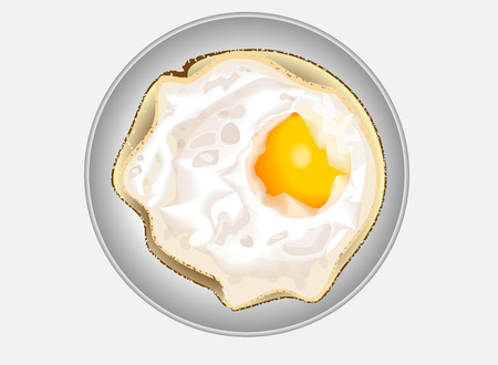 fried eggのイラスト素材