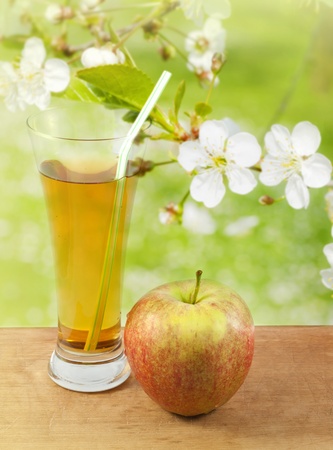 Apple juiceの写真素材