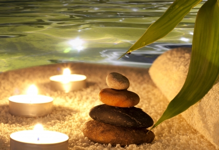 spa night conceptの写真素材