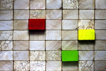 	Wooden blocks abstract vintage background conceptの写真素材