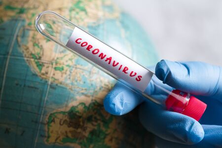 Coronavirus epidemic in the world warning whoの写真素材