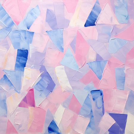 abstract blue, pink and violet watercolor background with brush strokesの素材