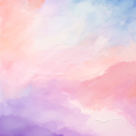Soft swirling pastels, abstract acrylic background, dreamy pink, purple, and yellow blend, ethereal textureの素材