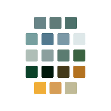 Color palette Vector illustration eps 10のイラスト素材