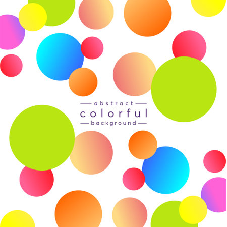 design abstract background colorful vector templateのイラスト素材