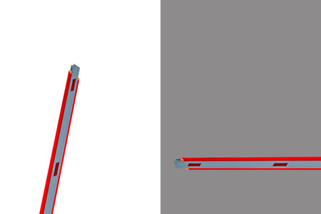 Image of barrier barriers on the background