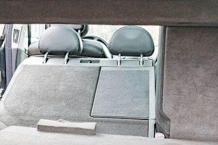 Fragments of the interior,steering wheel,trim,car seatsの写真素材