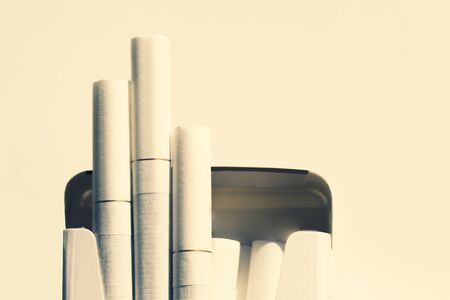 Image composition of several cigarettesの写真素材