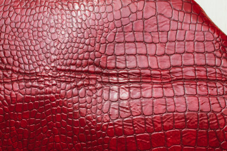 Textural image of a fragment of artificial crocodile skin