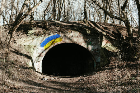 An old military abandoned bunker