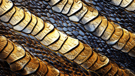 Textural image of the skin of a predatory beast, in gradient color,Generated by AIの素材