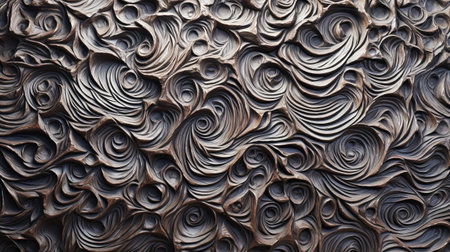 Illustration of a wood-cut drawing, a colorful panel for the interior,Generated by AIの素材