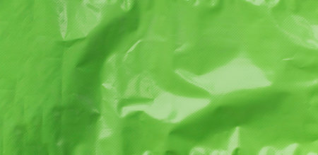 Textural image of a green packaging film