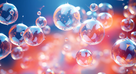 Wallpaper background for design made of abstract materials, liquid patterns generated by artificial intelligence,Generated by AIの素材