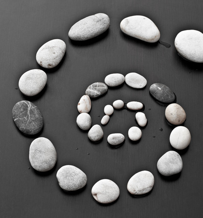 Stones spiralの写真素材